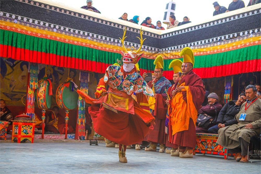 Ladakh monastery interior